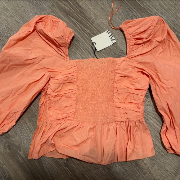 NWT zara Coral Top - Picture 4 of 4